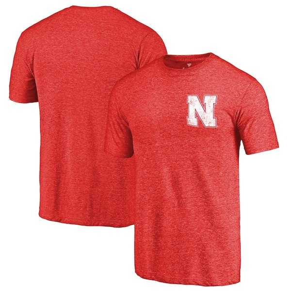 Nebraska Cornhuskers Fanatics Branded Scarlet Primary Logo Left Chest Distressed Tri Blend T-Shirt,We sell and wholesale Nebraska Cornhuskers Fanatics Branded Scarlet Primary Logo Left Chest Distressed Tri Blend T-Shirt on line form chian!